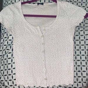 pink brandy melville crop top